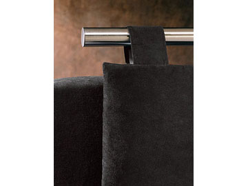 Letto moderno imbottito Giellebimod. Nettuno