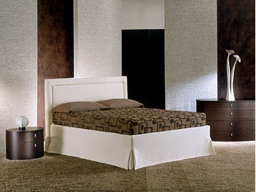 Letto moderno imbottito Giellebimod. Sogno 1 bis