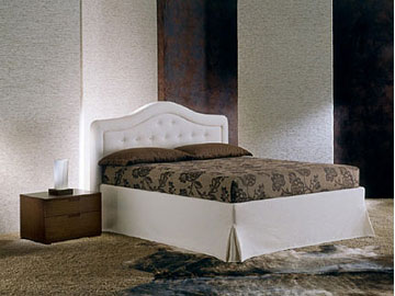 Letto classico imbottito Giellebimod. Sogno 4, 4 bis, 4 capitone