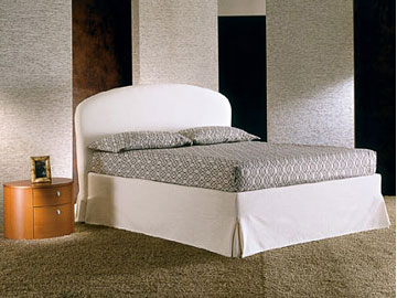 Letto classico imbottito Giellebimod. Sogno 5, 5 bis, 5 capitone