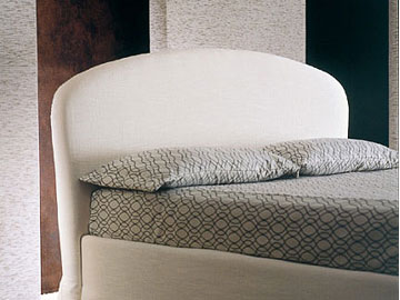 Letto classico imbottito Giellebimod. Sogno 5, 5 bis, 5 capitone