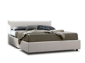 Letto contenitore imbottito Love me Spagnol