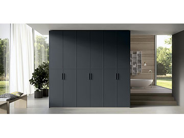 Armadio con anta battente laccato opaco Spagnol Mod. Telaino T2 e T3