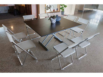 Tavolo Trasformabile Lift Kristal #1