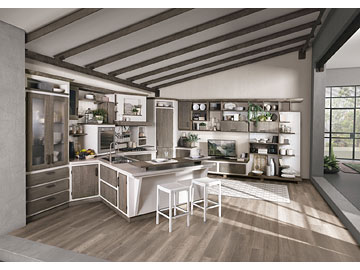Cucina Lube Borgo Antico Modello Rebecca #26