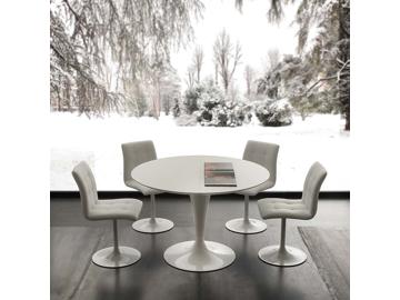 Tavolo Mod. ISLAND BLACK/WHITE