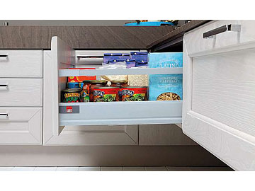Base sospesa con cestone 
