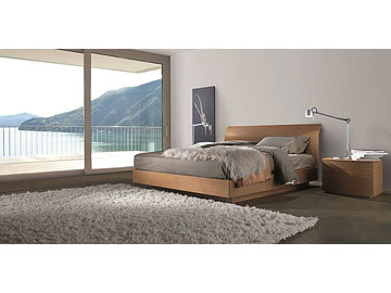 Letti <strong>in</strong> legno Line Gianser