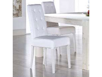 Sedia in legno imbottita