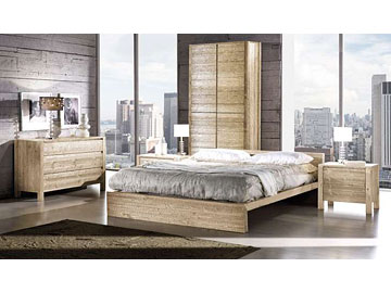 Letto matrimoniale in legno