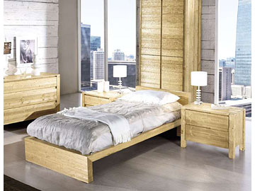 Letto singolo in legno