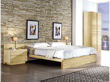 Letto testiera grande in legno