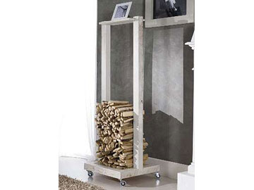 Porta legna in legno