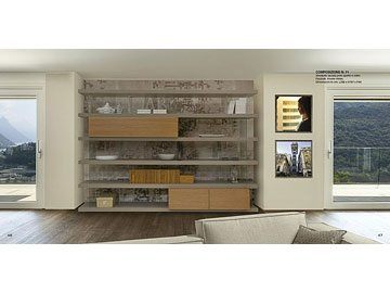 Elemento orizzontale soggiorni Line Gianser