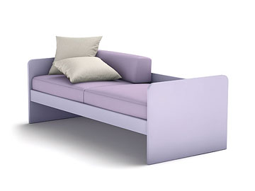 Divano Letto in legno Modello Slim