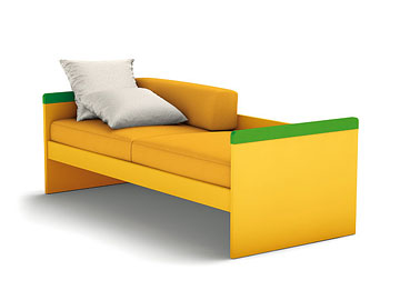 Divano Letto in legno Modello Up