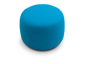 Pouf Modello OBELIX color azzurro