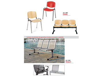 Sedie per <strong>ufficio</strong> modello Stella e Airport