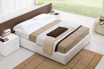 Camere e gruppi letto in melaminico