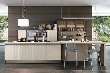 Cucina moderna Lube modello Round Bridge