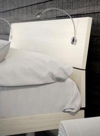 Particolare del letto * le luci sono opzionali
