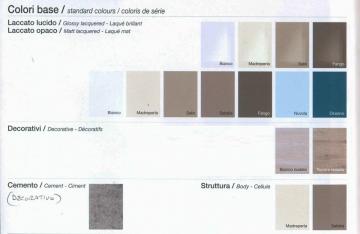 COLORAZIONI DISPONIBILI