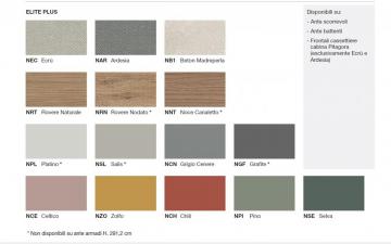 Campionario laccature lucide o opache