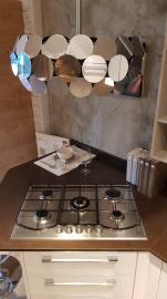 cucina LUBE modello Swing polimerico bianco lucido
