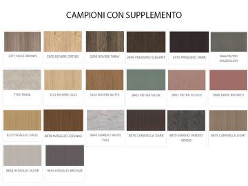 colorazioni ante disponibili con supplemento