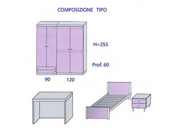 Cameretta della ditta SPAGNOL