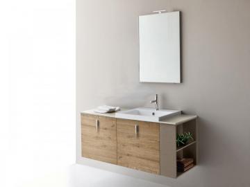 Bagno LA VALLE con mobile lineare