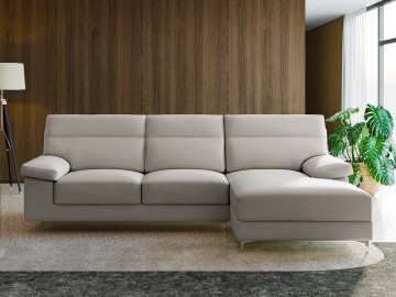 Promozione divano con PENISOLA chaise longue mod ASPEN