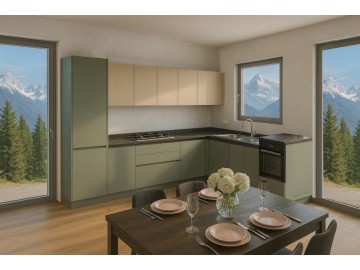 CUCINA CREO modello MAXIMA ANGOLARE  CM. 330 x 275 - ASCIUGATRICE omaggio