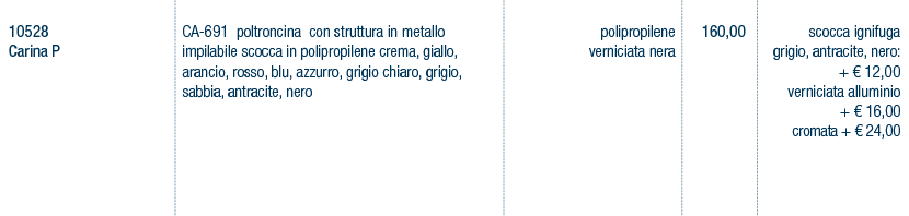 Prezzi art. 10528