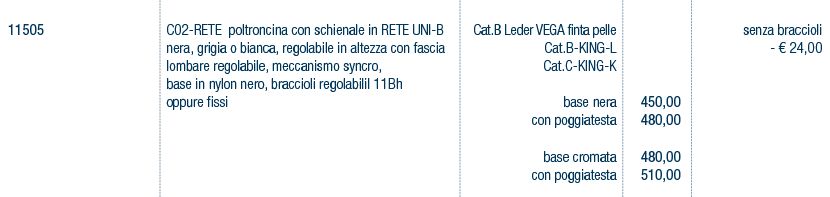 Prezzi art. 11505