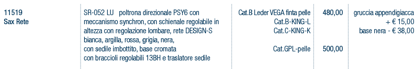 Prezzi art. 11519