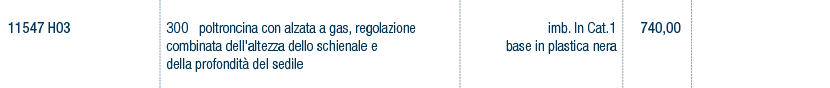 Prezzi art. 11547