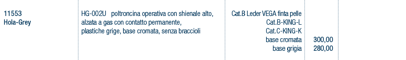 Prezzi art. 11553