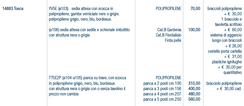 Prezzi art. 14883
