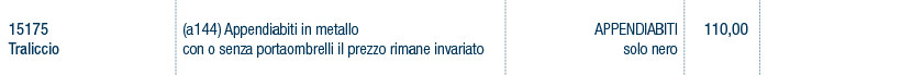 Prezzi art. 15175