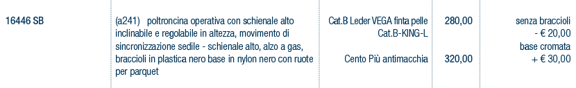 Prezzi art. 16446_sb