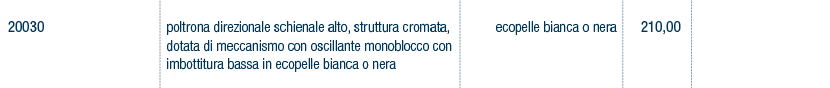 Prezzi art. 20030