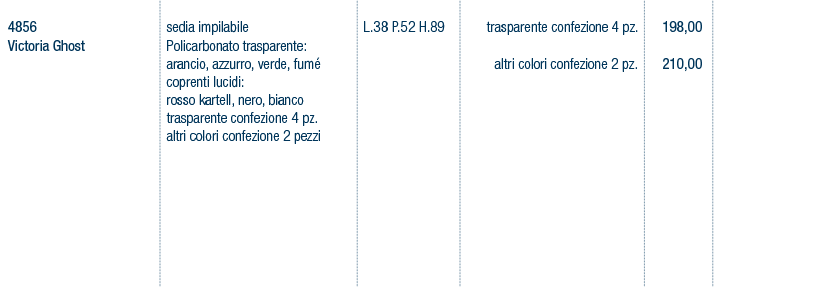 Prezzi art. 4856