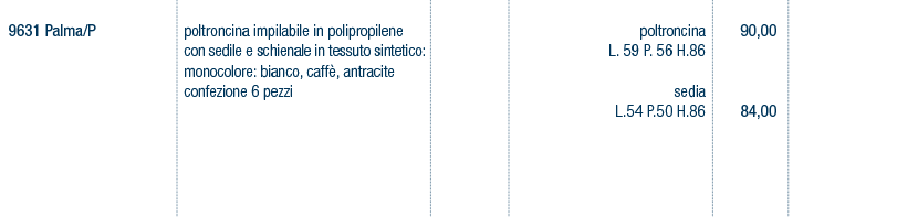 Prezzi art. 9631