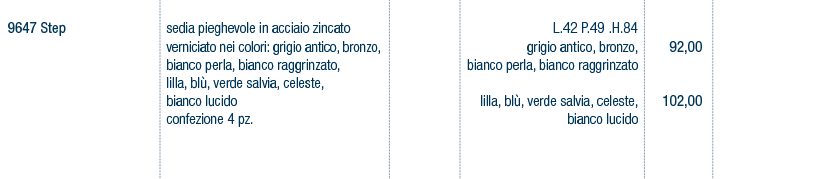 Prezzi art. 9647